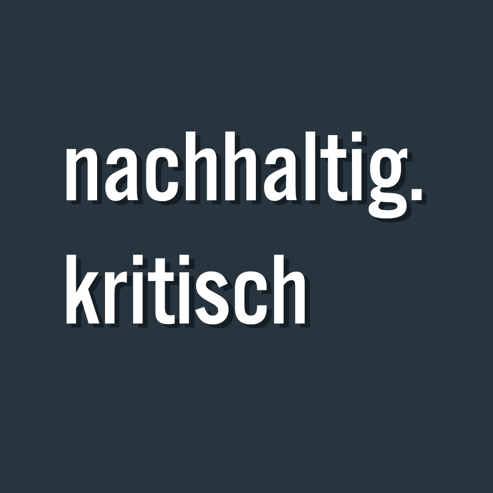 nachhaltig.kritisch Logo